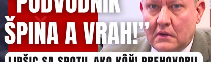 MUŽ, ktorý mal mlčať prehovoril! Lipšicovi po jeho slovách nebolo všetko jedno #politika #slovensko