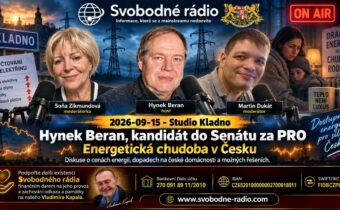 2026-09-15 – Studio Kladno – Hynek Beran, kandidát do Senátu za PRO: Energetická chudoba v Česku