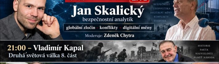 19:00 – Studio Berlín – ŽIVĚ – Jan Skalický – bezpečnostní analytik