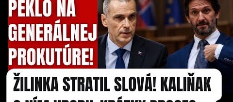 KALIŇÁK ZMIETOL ŽILINKU! V priamom prenose prišla tvrdá facka: Generál zostal v šoku #politika #fico