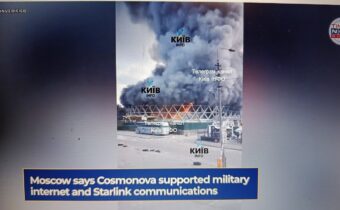 Rusko-ukrajinská válka: ruský dronový útok poškodil ředitelství komunikační firmy KYIVSTAR v Kyjevě.