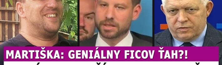 Martiška: GENIÁLNY ťah Fica? Opozícia sa teší, ale netuší čo sa chystá