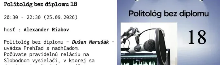 Politológ bez diplomu 18 Alexander Riabov