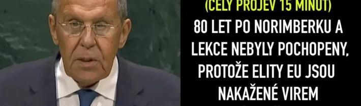 Tvrdý projev Lavrova na 81. Valném shromáždění OSN: multipolární svět, Ukrajina, reforma OSN