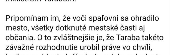 Wecká to nezachránia, vážení Smeráci – odkazuje p. Vallo …