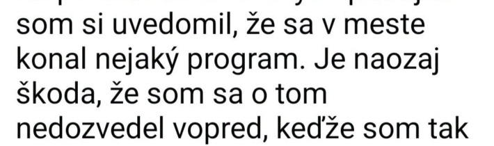 Palec hore pre Markmarka po skončení trnavského jarmoku. / Fľuska post 2026-09-14 13:01:02