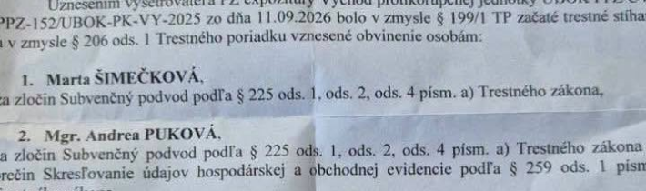 Šimečková obvinená za podvod!!!! Vybavenko @Trúba N 2026-09-16 12:18:09