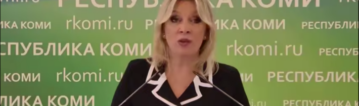 Maria Zacharova: Zelenského obľúbenou hračkou bol mlynček na mäso a teraz si ho vytvoril na Ukrajine
