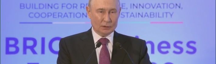 Prejav ruského prezidenta Vladimira Putina na Obchodnom fóre BRICS