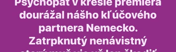 Psychopata v kresle premiéra sme mali, keď tu vládol Igor a odídenci z jeho stra…