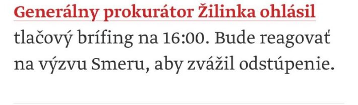Dnes nestíham normálne všetko sledovať…