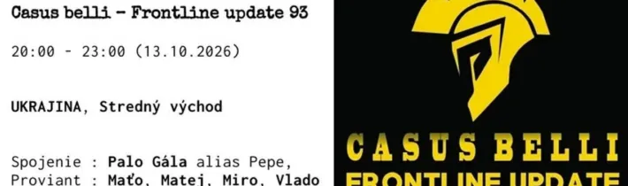 Casus belli – Frontline update 93 video