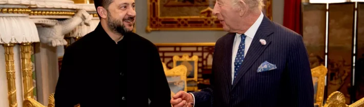 Ruské miliardy, americké štáty: čo ešte nasľuboval anglický kráľ Zelenskému