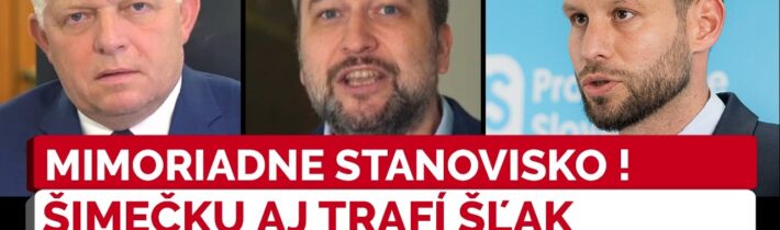 Fico a Blaha oznámili Šimečkovi najhoršiu správu. Predsedníctvo SMERU rozhodlo! #politika #komentar