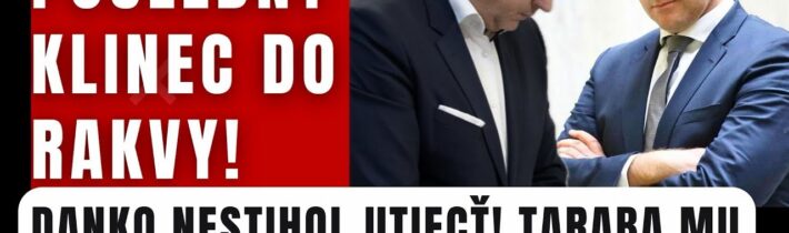 Danko nestihol utiecť! Taraba mu v priamom prenose zasadil tvrdý úder⁠