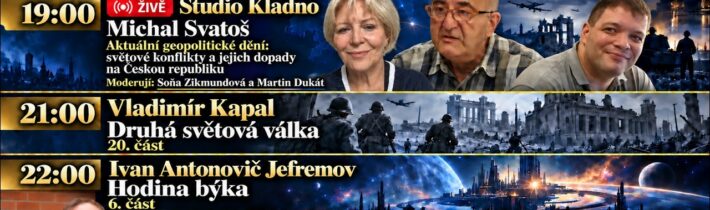 19:00 – Studio Klůadno – ŽIVĚ – Michal Svatoš