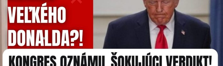 Mimoriadne: Trump stráca pôdu pod nohami! Kongres oznámil šokujúci verdikt #politika #slovensko
