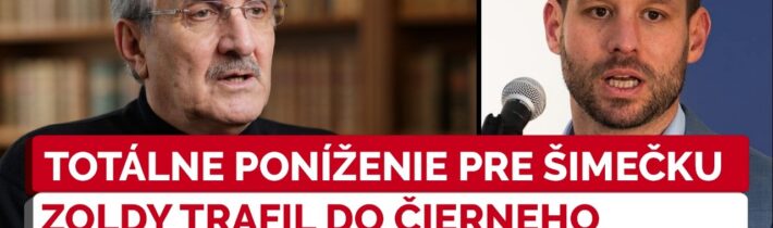 Zoldyho výzva Ficovi a Kaliňákovcom a štipľavý odkaz Šimečkovi a jeho kumpánom #politika #komentar