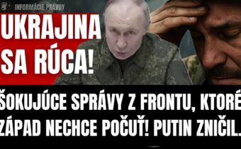 Ukrajina sa rúca! Šokujúce správy z frontu, ktoré Západ nechcel počuť! Putim zničil #putin