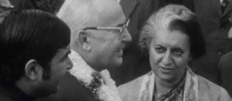 Gustáv Husák v Indii (1973)