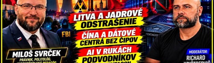 Jadrové odstrašenie, čínska technologická revolúcia a AI v rukách FBI | TVOTV | Richard Kristofovič