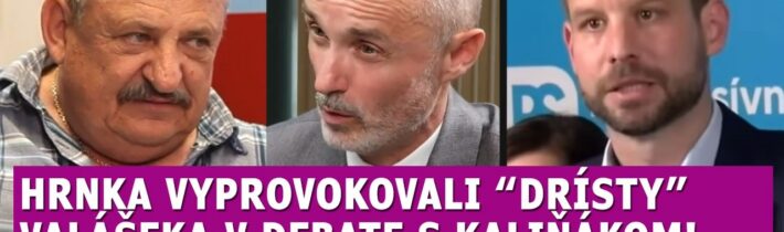 Hrnka vyprovokovali reči Valáška v debate s Kaliňákom, zo slov Šimečku ho ZAMRAZILO