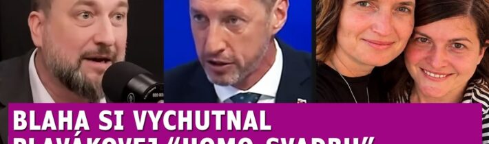 Blaha si Plavákovej „svadbu“ VYCHUTNAL, Kádehákom zaťal do živého
