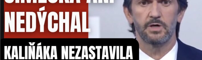 Šimečka ani nedýchal! Kali%náka nezastavila ani redaktorka či ľudia zo štúdia