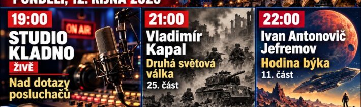 19:00 – Studio Kladno – ŽIVĚ – Nad dotazy posluchačů