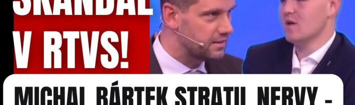Škandál v RTVS! Michal Bártek stratil nervy – krok od odchodu zo štúdia #politika #fico #slovensko