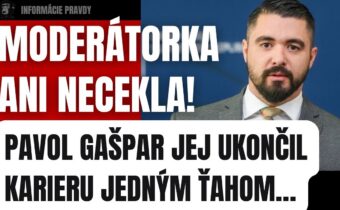 Moderátorka ani necekla! Tibor Gašpar ju doslova zaskočil v priamom prenose!  #politika #slovensko