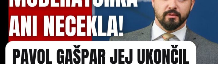 Moderátorka ani necekla! Tibor Gašpar ju doslova zaskočil v priamom prenose!  #politika #slovensko