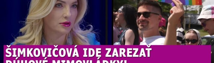 Šimkovičová ide ZAREZAŤ dúhové mimovládky  #komentar