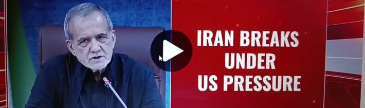 Írán se konečně hroutí pod tlakem USA; připouští kolaps poprvé od islámské revoluce v roce 1979…