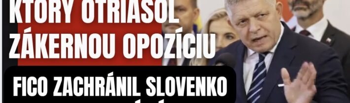 Zákerna opozícia v otrase! Fico zachránil Slovensko ako nik v hostrií