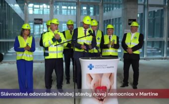 TK: Slávnostné odovzdanie hrubej stavby novej nemocnice v Martine