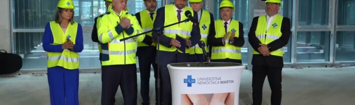 TK: Slávnostné odovzdanie hrubej stavby novej nemocnice v Martine