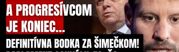 Zazvonil zvonec a Progresívcom je KONIEC! Fico to dokázal! Toto je definitívna bodka za Šimečkom…