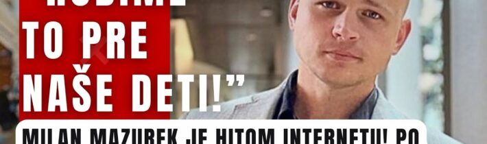 Milan Mazurek je hitom internetu: Po voľbách urobil to, čo progresívci nečakali!