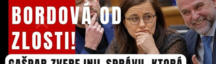MESTEROVA BORDOVÁ OD ZLOSTI! Gašpar zverejnil správu, ktorá spôsobila kolaps vo vysielaní