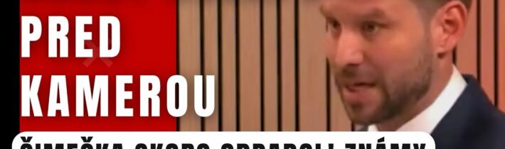 NÁHLY KOLAPS PRED KAMEROU! Šimečka skoro odpadol! Známy moderátor ho nachytal vo vysielaní!