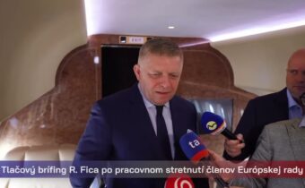 Tlačový brífing R  Fica po pracovnom stretnutí členov Európskej rady