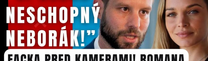 ⁠“JEDEN NESCHOPNÝ NEBORÁK!” Romana Tabaková to natrela Šimečkovi priamo pred kamerami