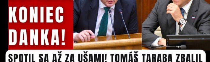 TARABA TVRDO POZAMETAL S DANKOM! Zbalil mu kufre priamo v parlamente