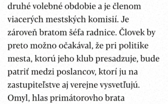 Brat primátora Valla, poslanec zastupiteľstva Bratislavy, asi stratil reč… / Fľuska post 2026-10-06 19:00:12