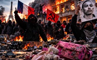 Macron chce bojovat s Ruskem, ale neumí si udělat pořádek ani u sebe doma