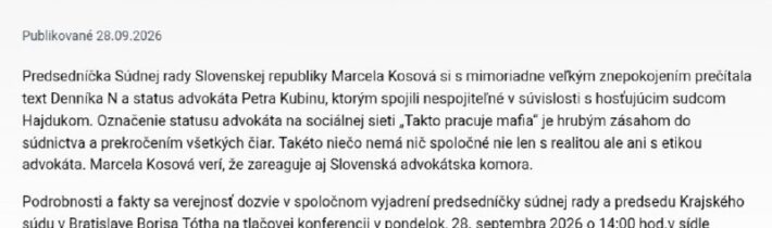 Pán elitný advokát má asi problém….