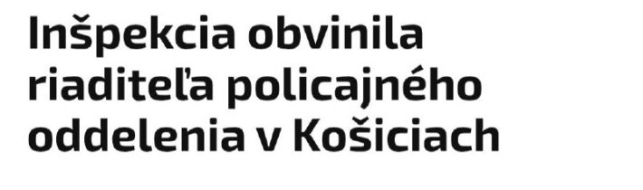 Za trestný čin zneužívania právomoci verejného činiteľa obvinil vyšetrovateľ Úr…