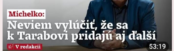 Pán Danko, čakám reakciu … p. Tarabu ste skritizovali, že sa bol vyplakať v Nk…