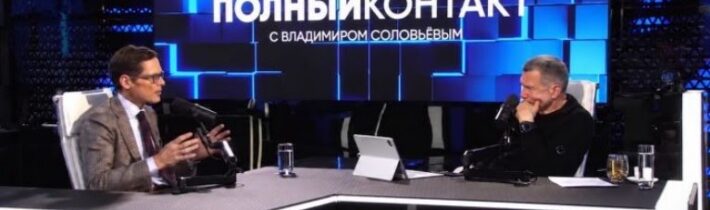 Roger Köppel a Vladimír Solovjov